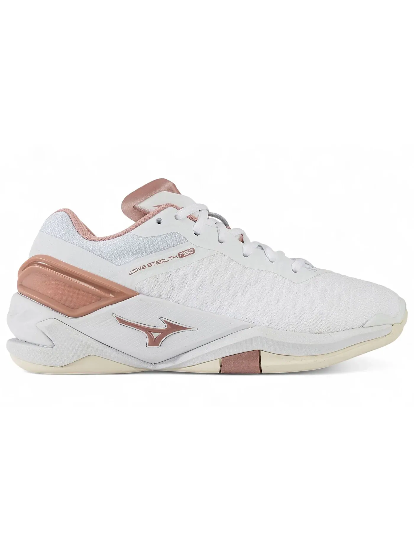 Женские кроссовки для бега Mizuno Wave Stealth Neo — изображение 1 из 1, белый/розовый/белый