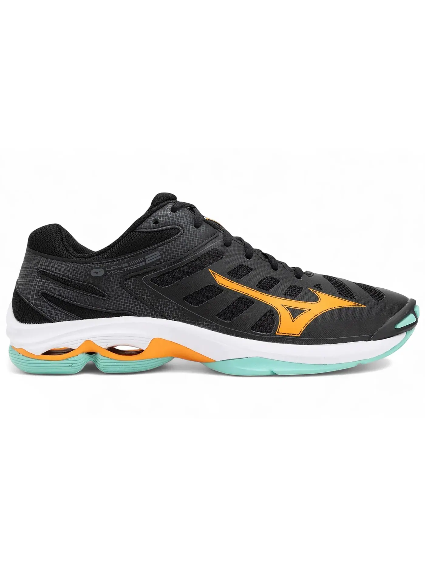 Мужские кроссовки для бега Mizuno Wave Voltage 2 — изображение 1 из 1, черный зеленый