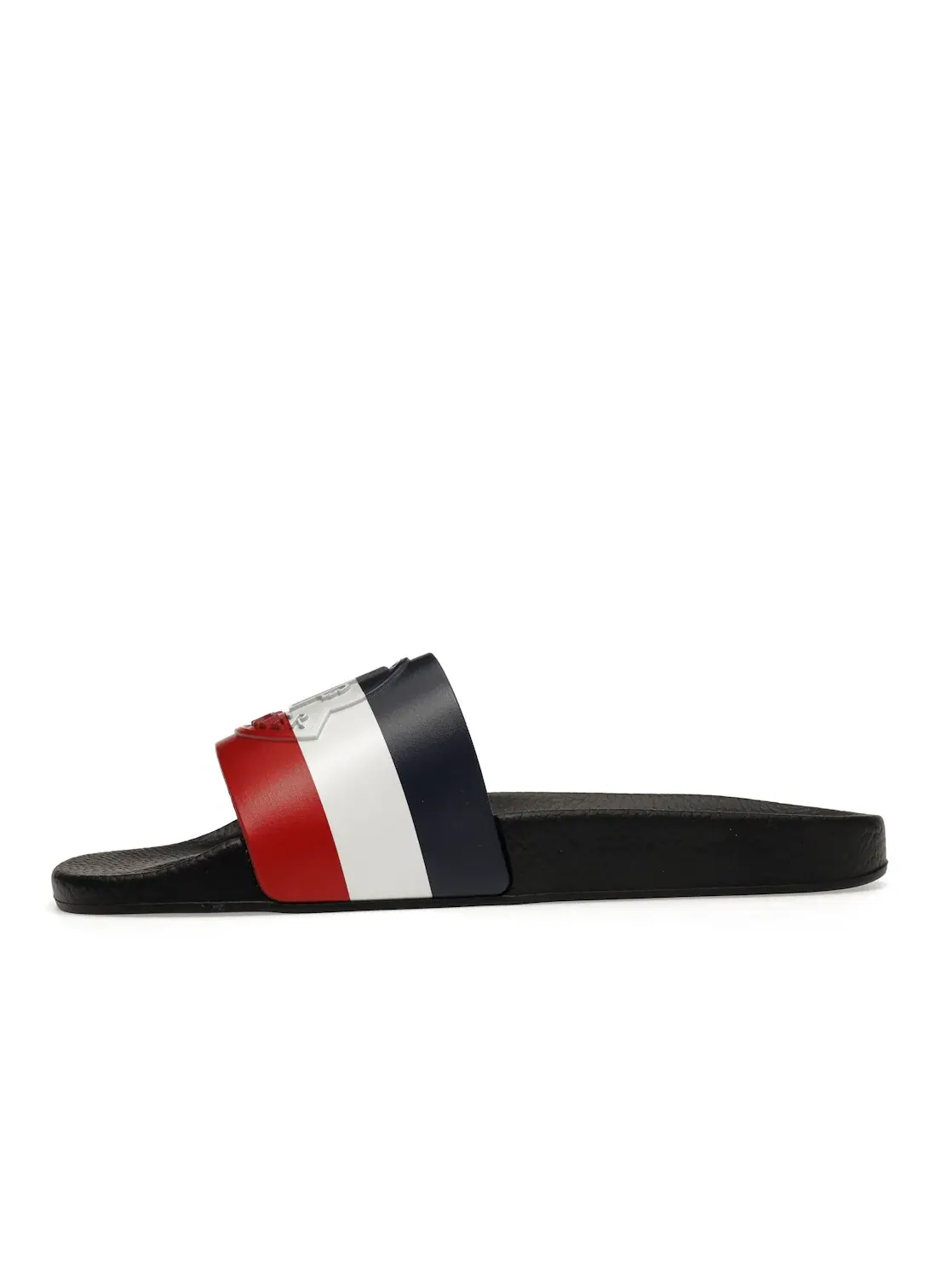 Мужские шлепанцы с принтом Moncler Basile Pool Slides — изображение 3 из 4, черный