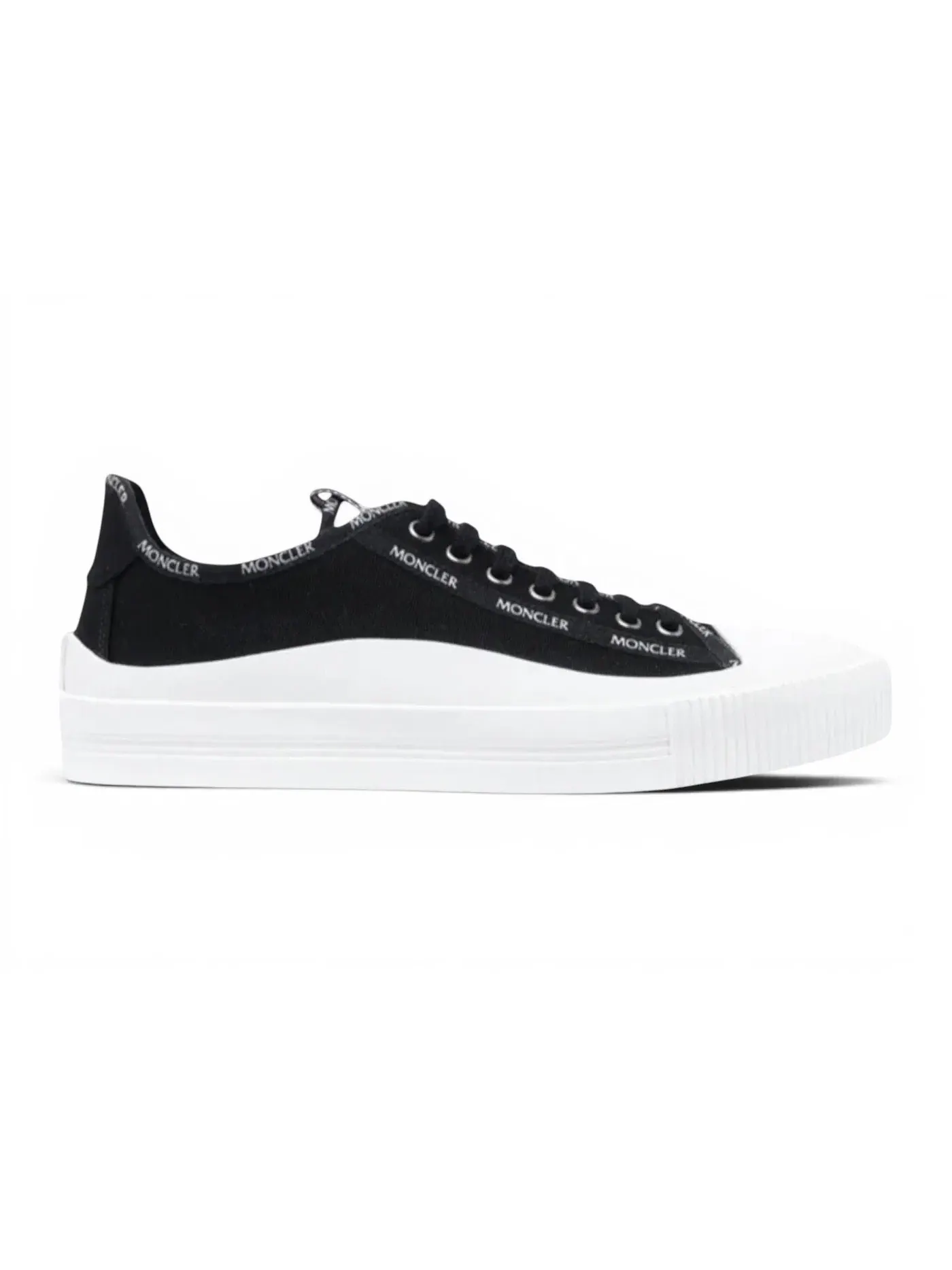 Мужские кроссовки с низким верхом Moncler Glissiere Low Top Canvas