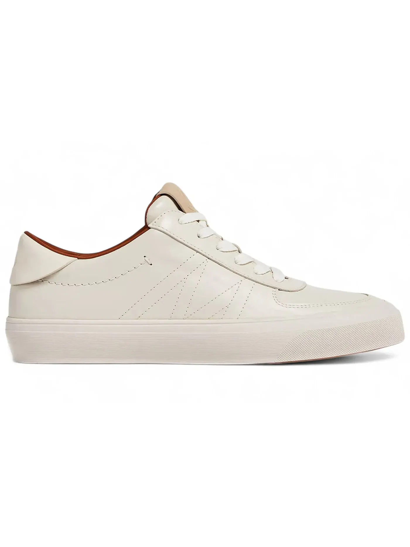 Женские кеды Moncler Monclub Leather — изображение 1 из 1, белый