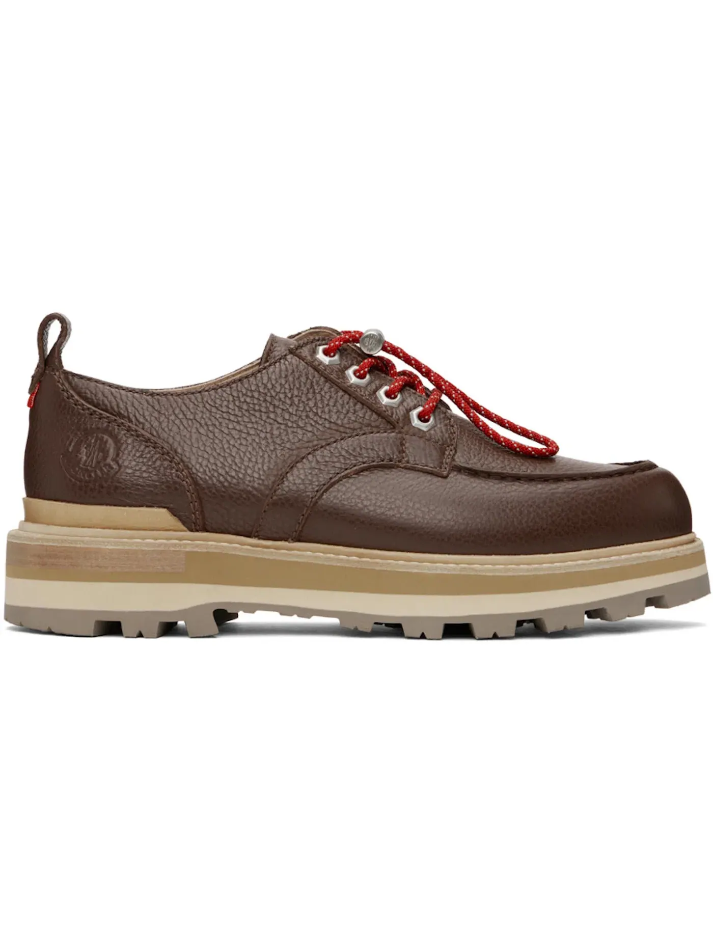 Мужские лоферы Moncler Peka City Derby Shoes — изображение 1 из 1, коричневый