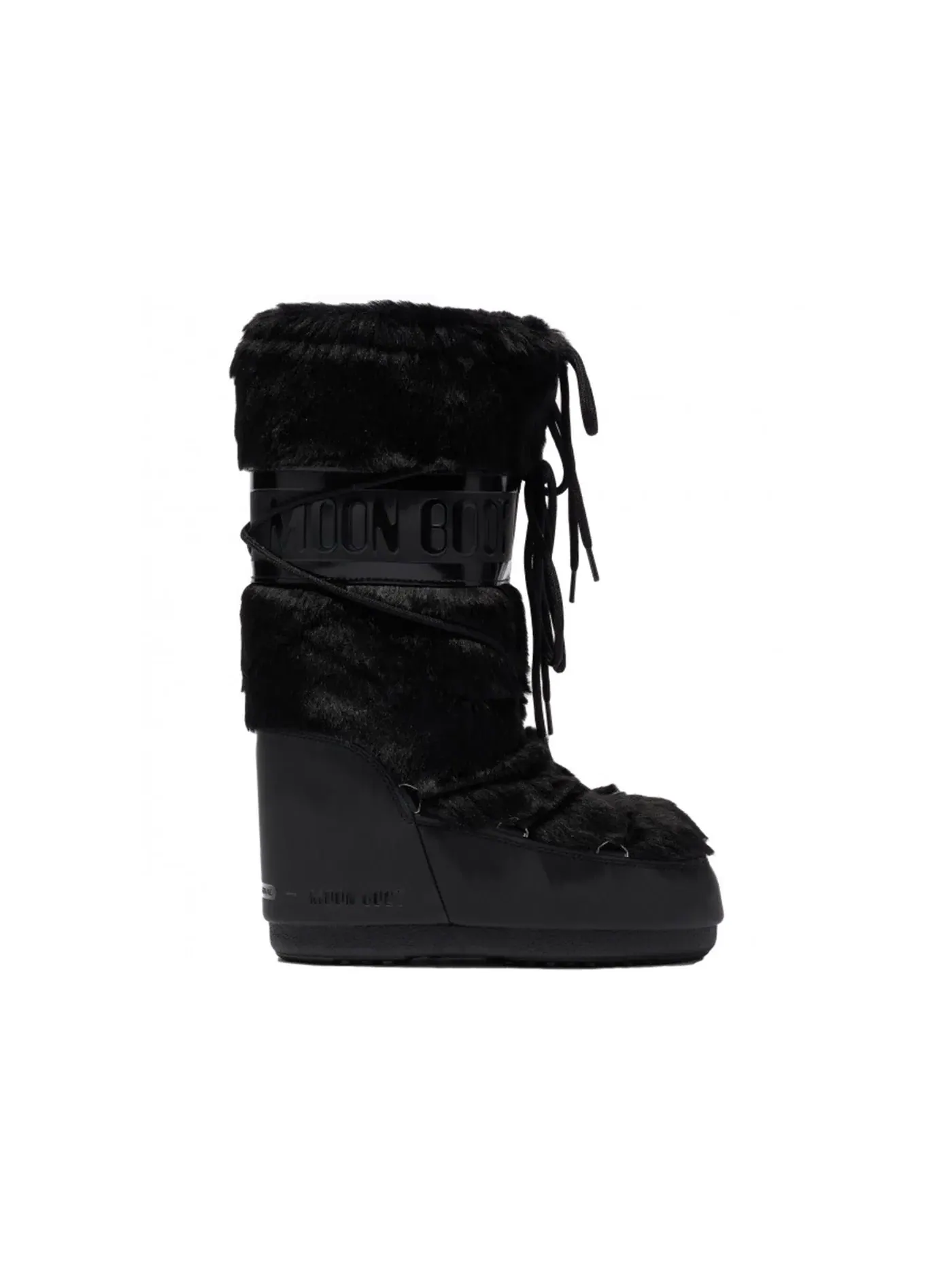 Унисекс-ботинки с искусственным мехом Moon Boot Icon Faux-Fur Boot — изображение 1 из 2, черный