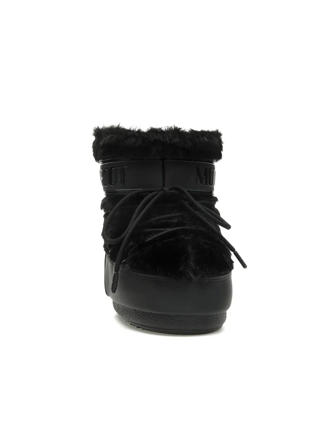 Унисекс-ботинки Moon Boot Icon Faux-Fur Low Moon Boot — изображение 2 из 4, черный