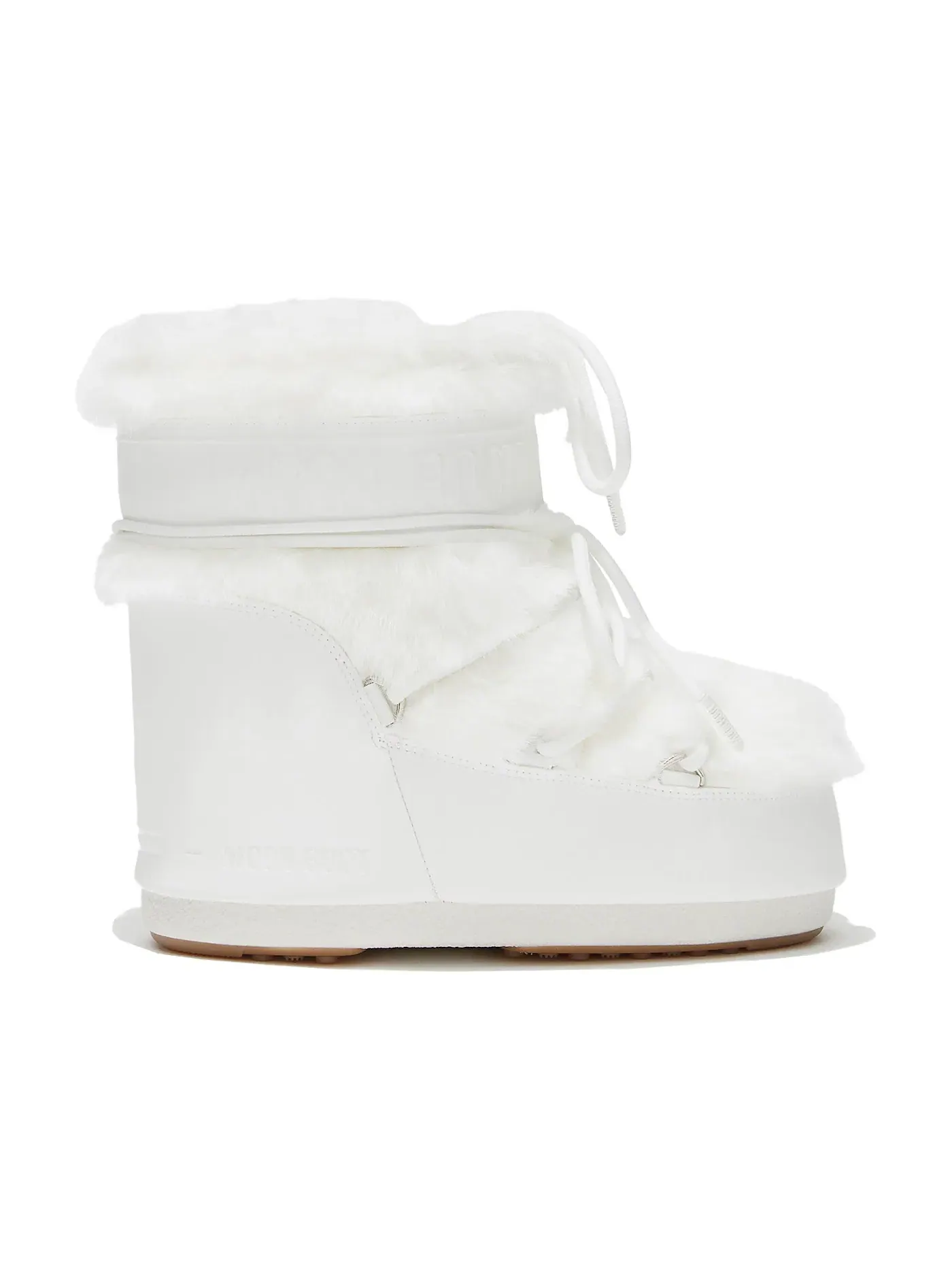 Унисекс ботинки с искусственным мехом Moon Boot Icon Faux-Fur Low Boot Moon Boot — изображение 1 из 1, белый