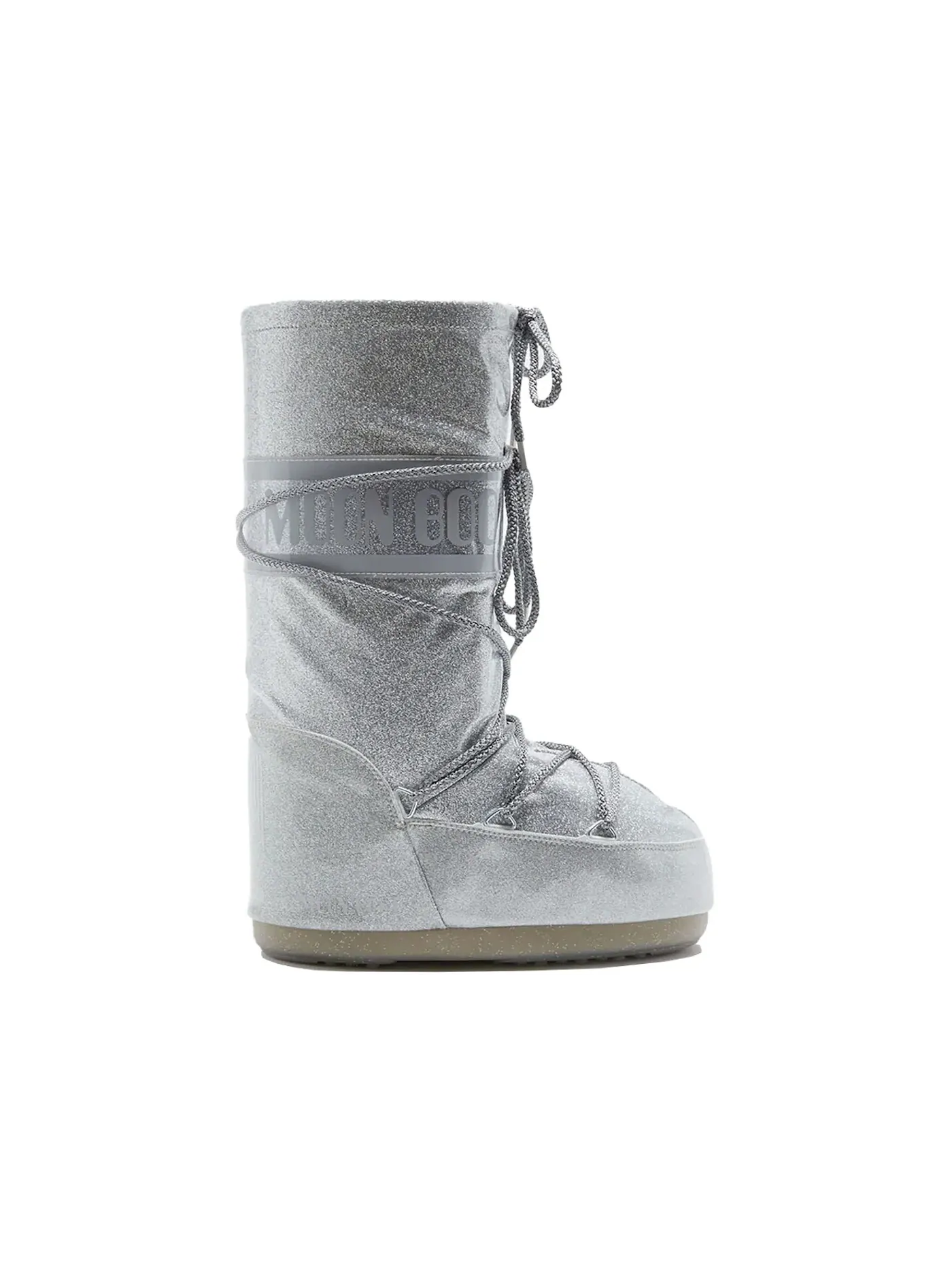 Детские блестящие ботинки Moon Boot Icon Glitter Boot Moon Boot — изображение 1 из 1, серебряный