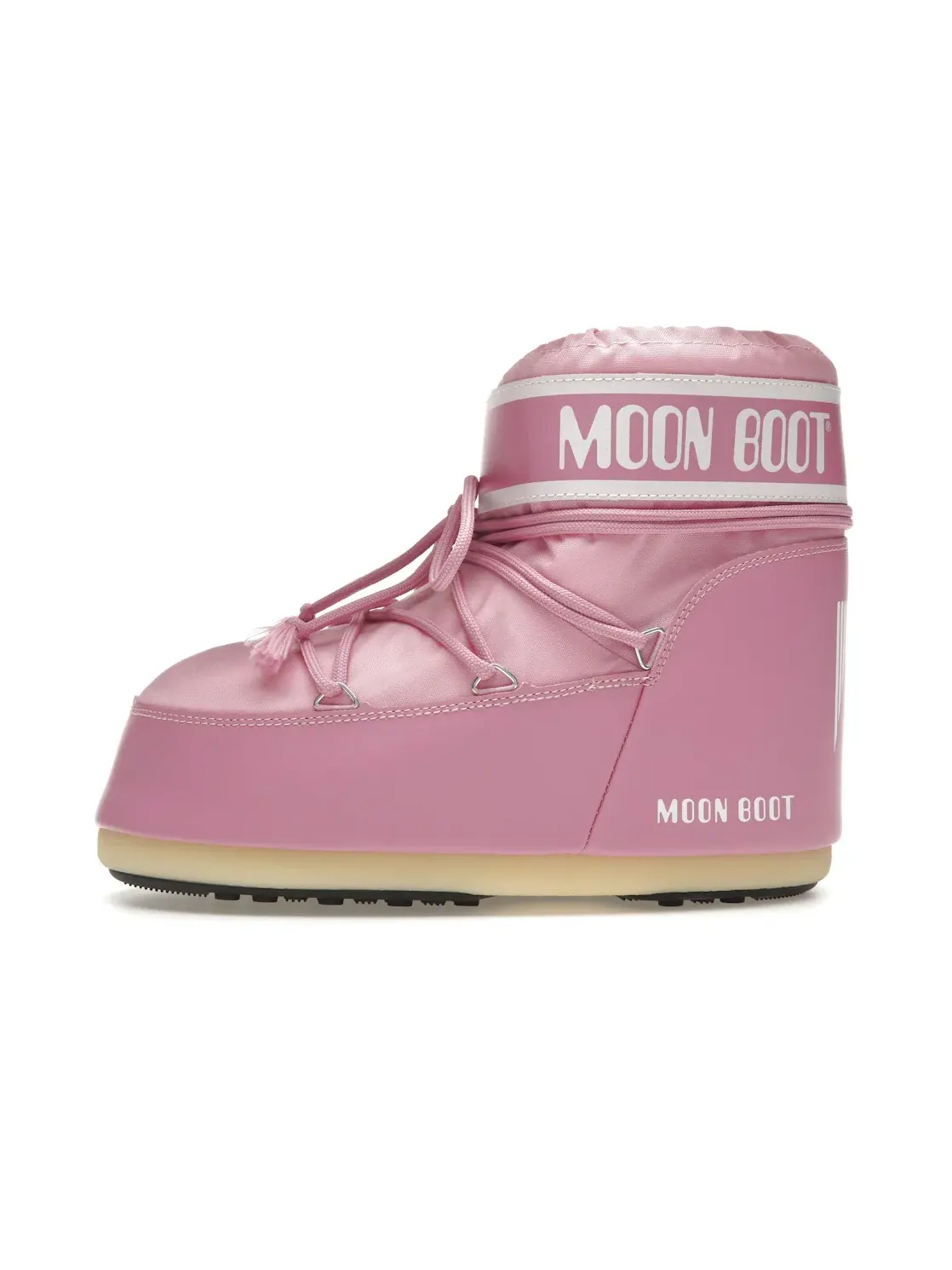 Мужские ботинки с низким верхом Moon Boot Icon Low Nylon Boot Moon Boot — изображение 3 из 4, розовый