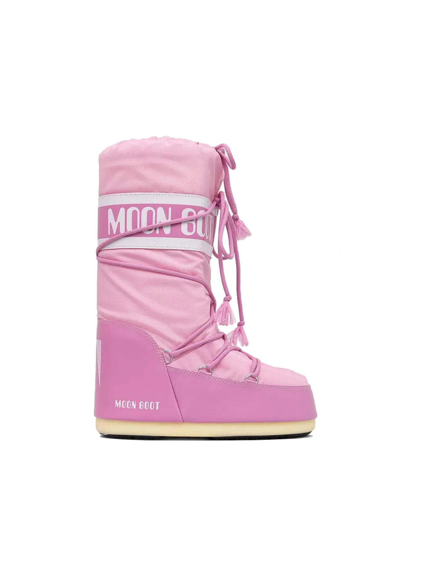 Детские ботинки с высоким голенищем Moon Boot Icon Nylon Boot — изображение 1 из 1, розовый
