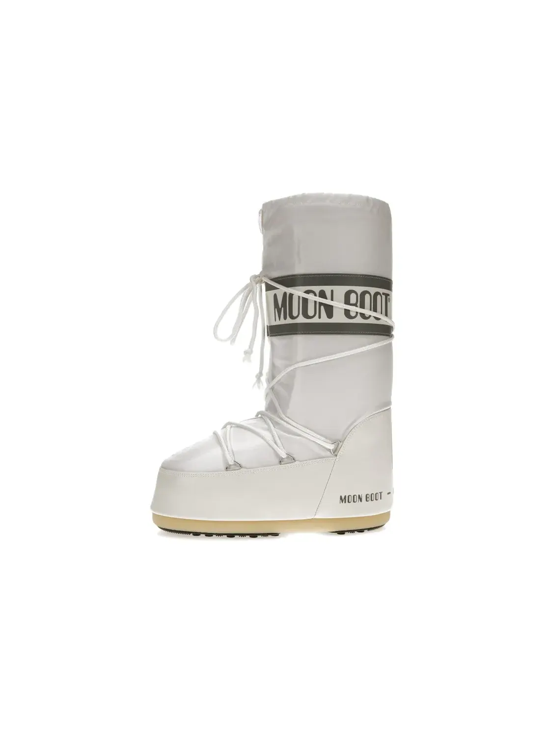 Женские ботинки с длинным голенищем Moon Boot Icon Nylon Boot Moon Boot — изображение 3 из 4, белый/серый