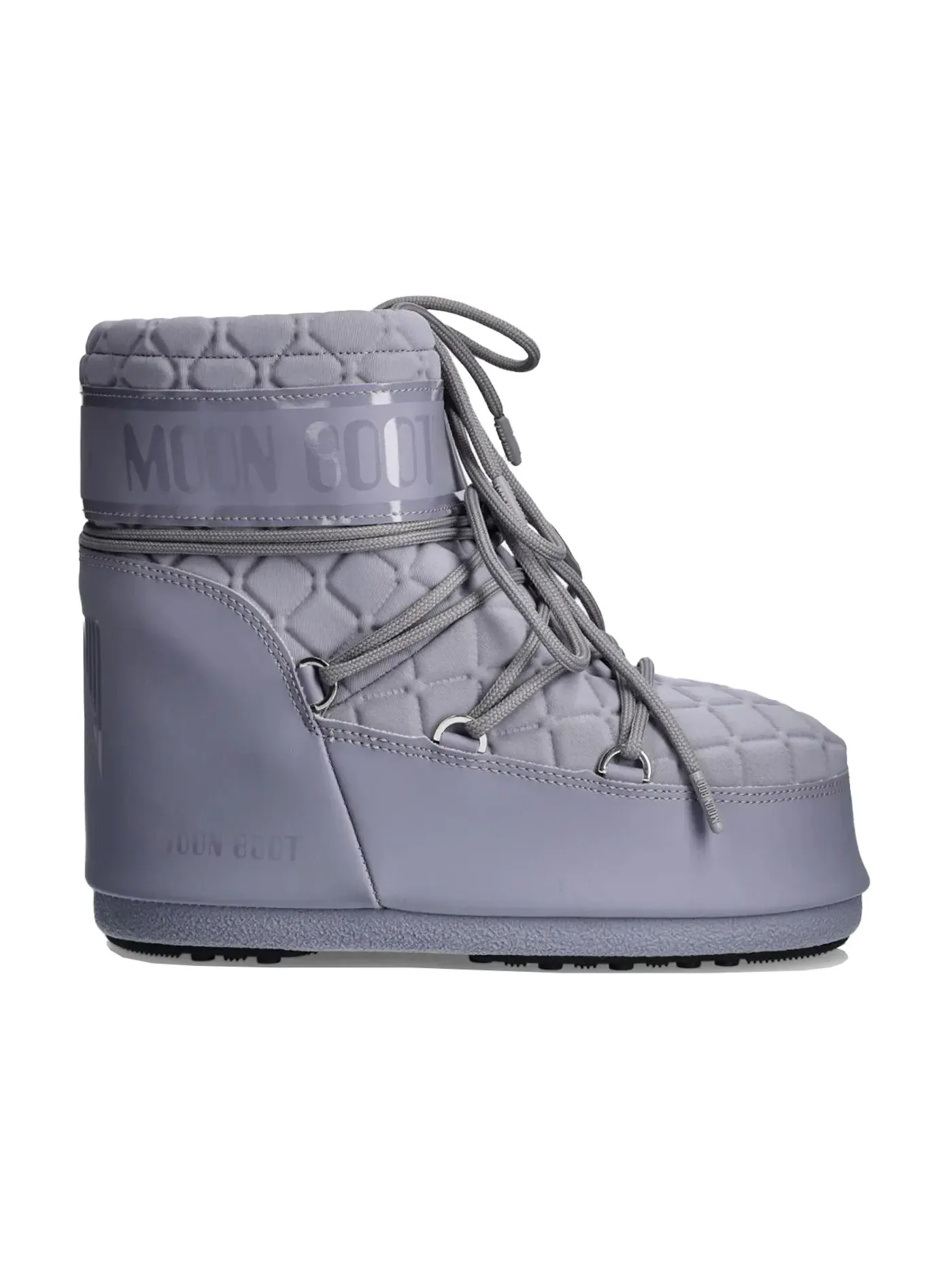 Детские ботинки утепленные Moon Boot Icon Quilt Low Boot Moon Boot — изображение 1 из 1, серый