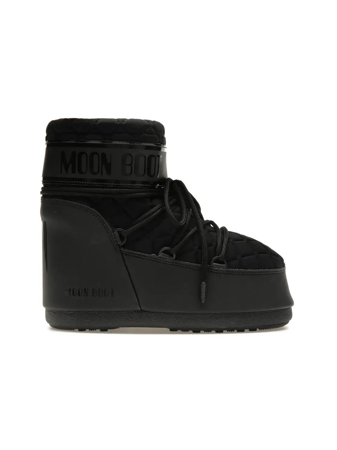 Унисекс-ботинки стеганые Moon Boot Icon Quilt Low Boot Moon Boot — изображение 1 из 4, черный