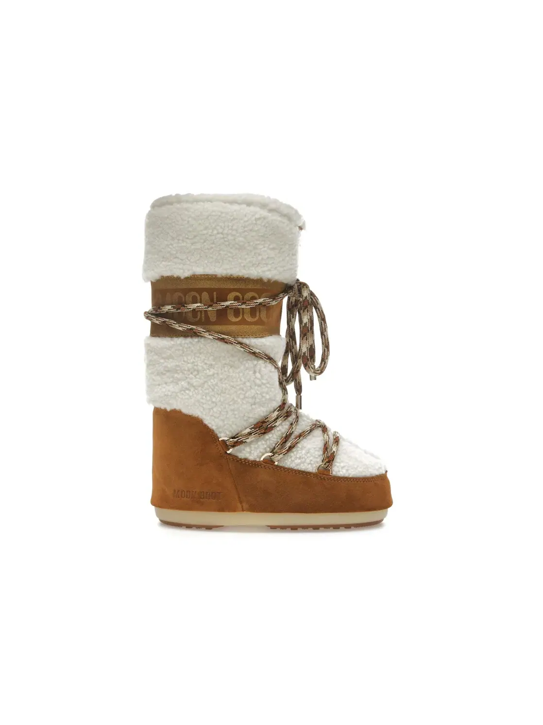 Унисекс ботинки с овчиной Moon Boot Icon Shearling Boot Moon Boot — изображение 1 из 4, белый