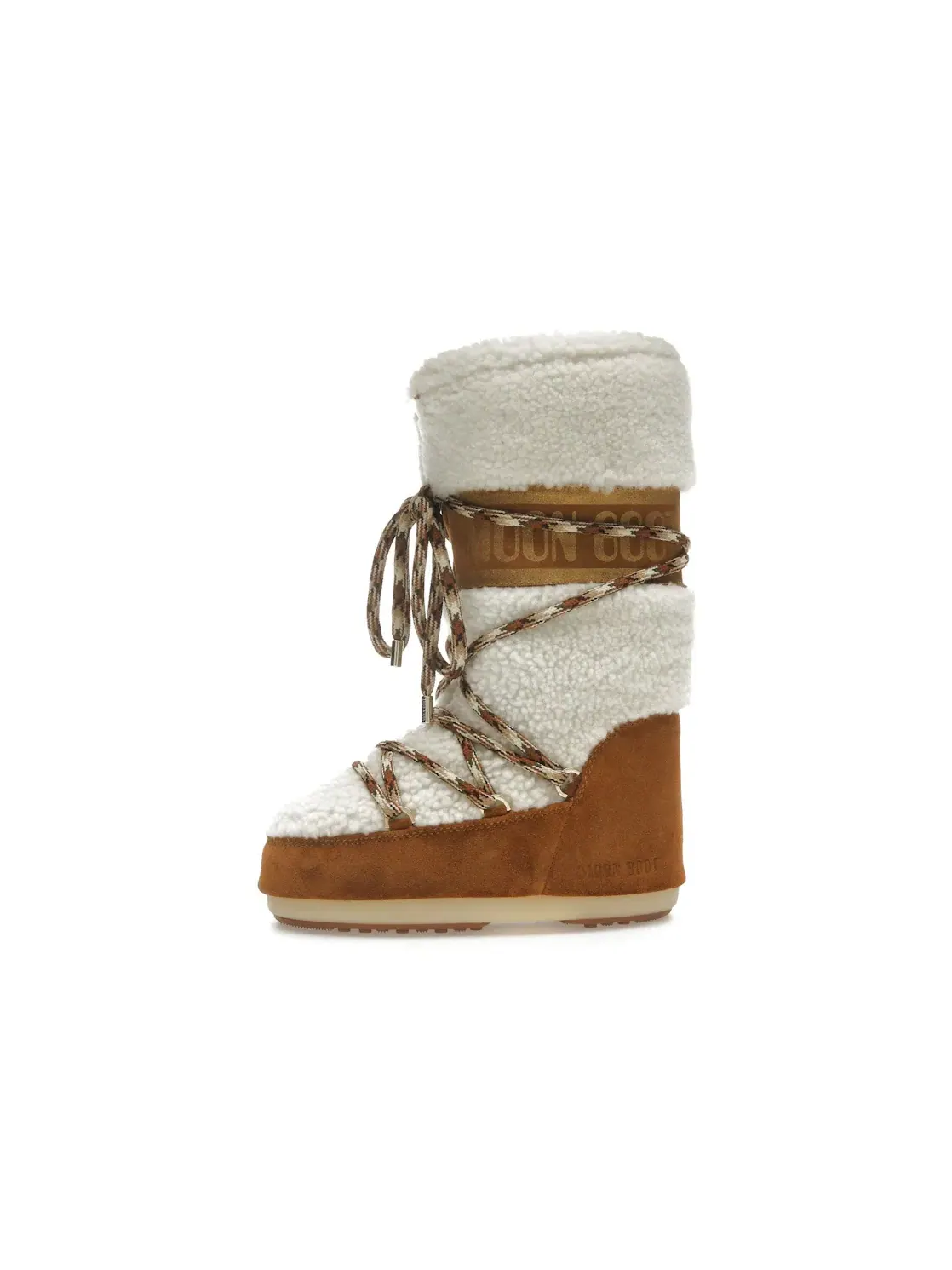 Унисекс ботинки с овчиной Moon Boot Icon Shearling Boot Moon Boot — изображение 3 из 4, белый