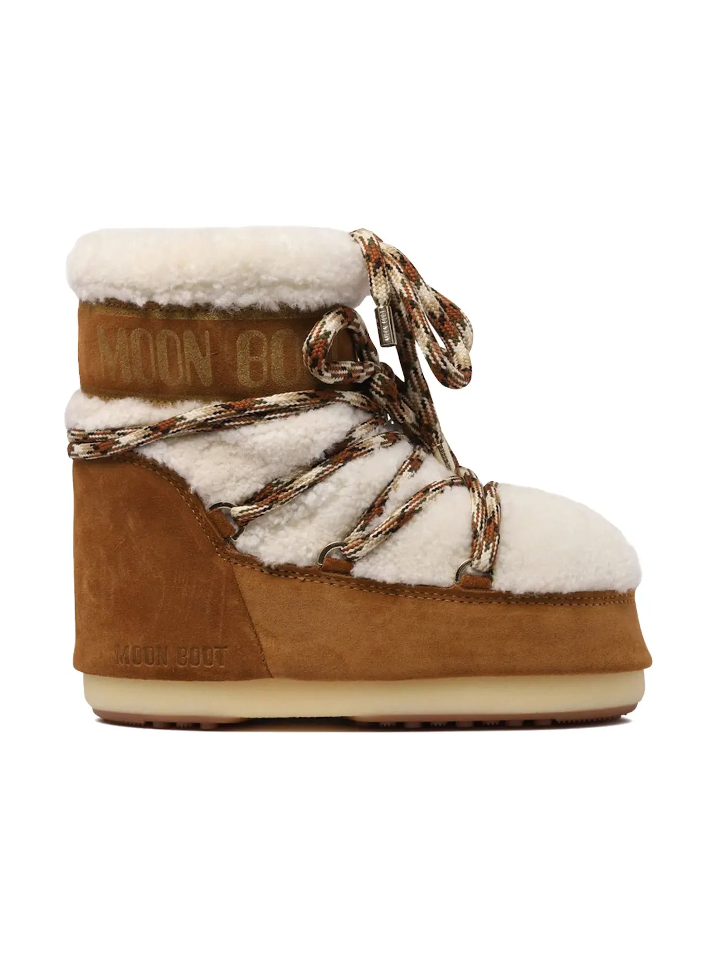 Унисекс ботинки с овчиной Moon Boot Icon Shearling Low Boot Moon Boot — изображение 1 из 1, белый