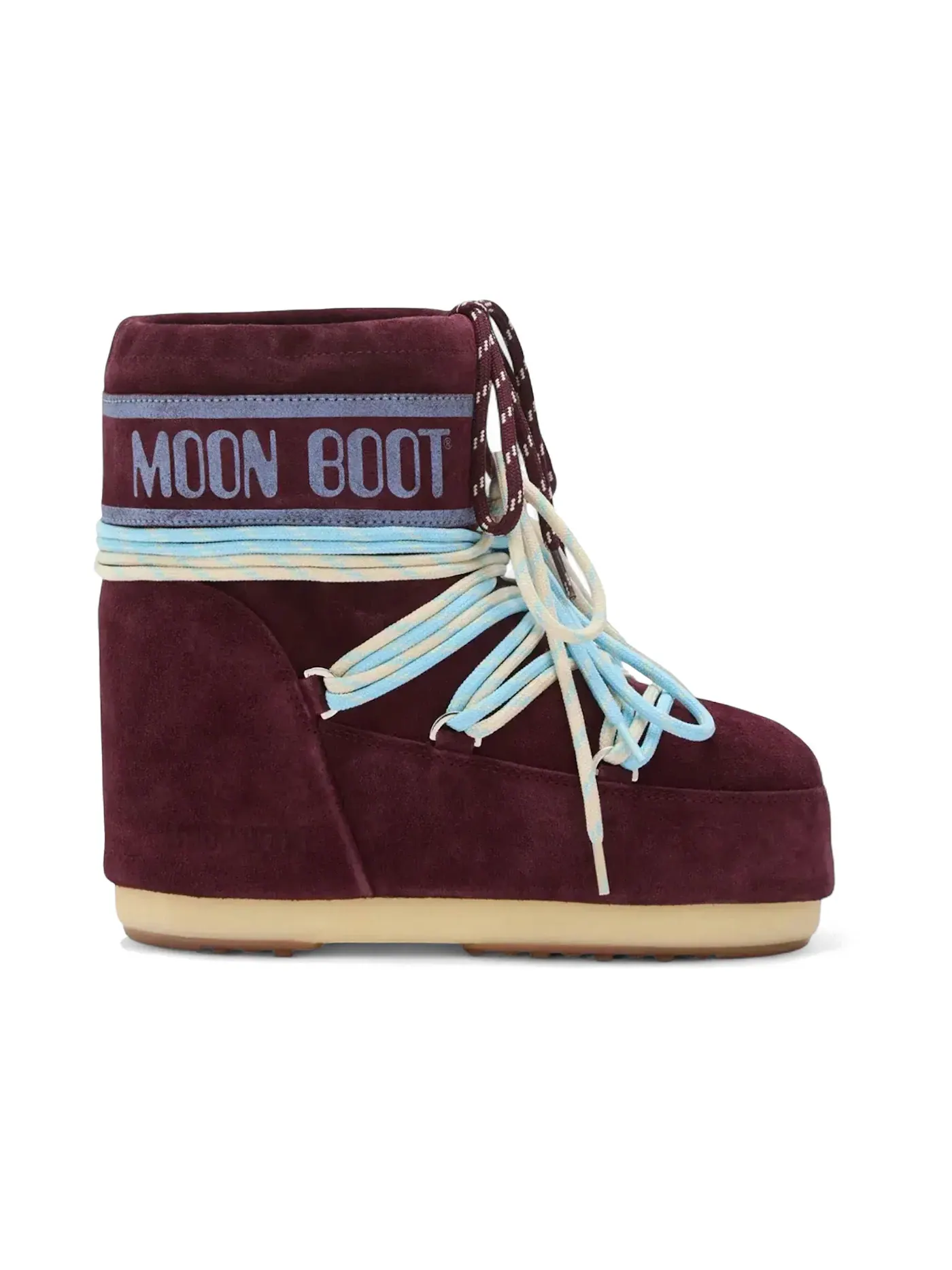 Унисекс ботинки замшевые Icon Suede Low Boot Moon Boot — изображение 1 из 1, бордовый