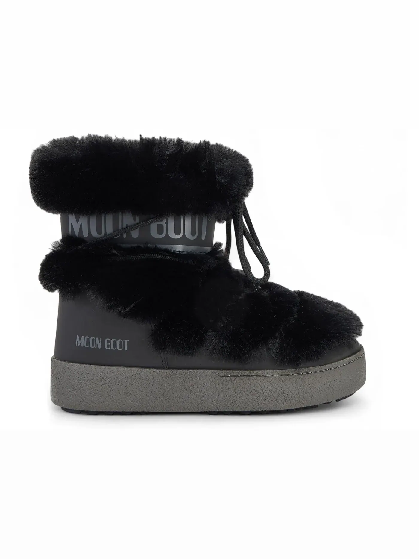 Женские ботинки с мехом Moon Boot Ltrack Faux Fur WP — изображение 1 из 1, черный