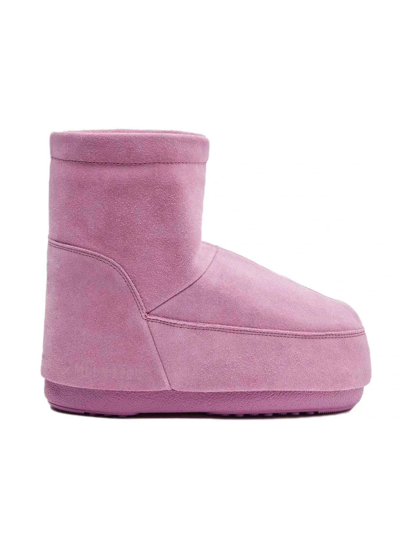 Детские ботинки без шнуровки Moon Boot No Lace Suede Boot Moon Boot — изображение 1 из 1, розовый розовый
