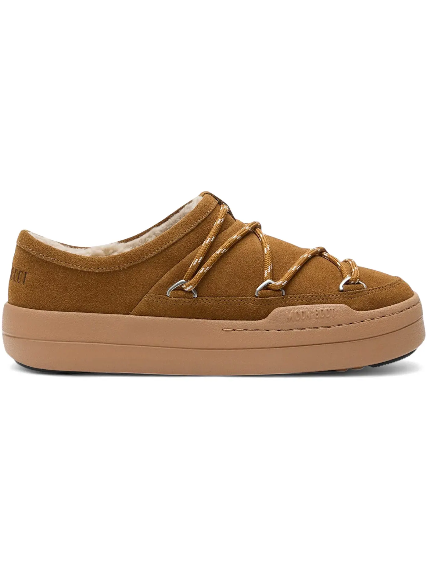 Мужские тапочки Moon Boot Park Slipper — изображение 1 из 1, коричневый