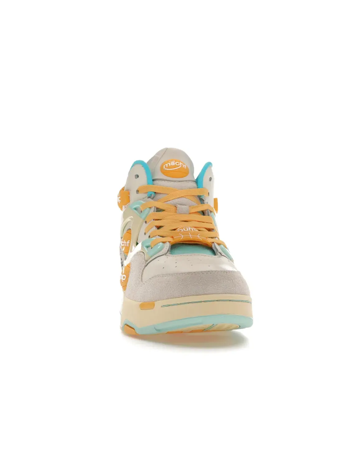Мужские кроссовки Lifestyle MSCHF x Reebok Pump Omni Zone IX MSCHF — изображение 2 из 4, желтый/синий/оранжевый
