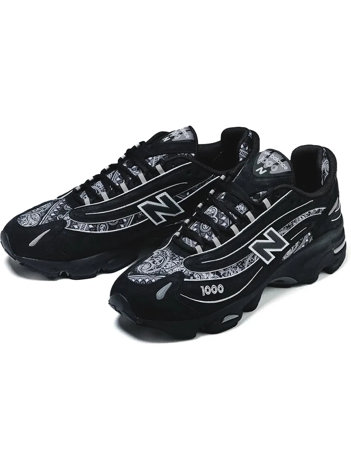 Мужские кроссовки Lifestyle New Balance 1000 New Balance — изображение 1 из 4, черный/белый