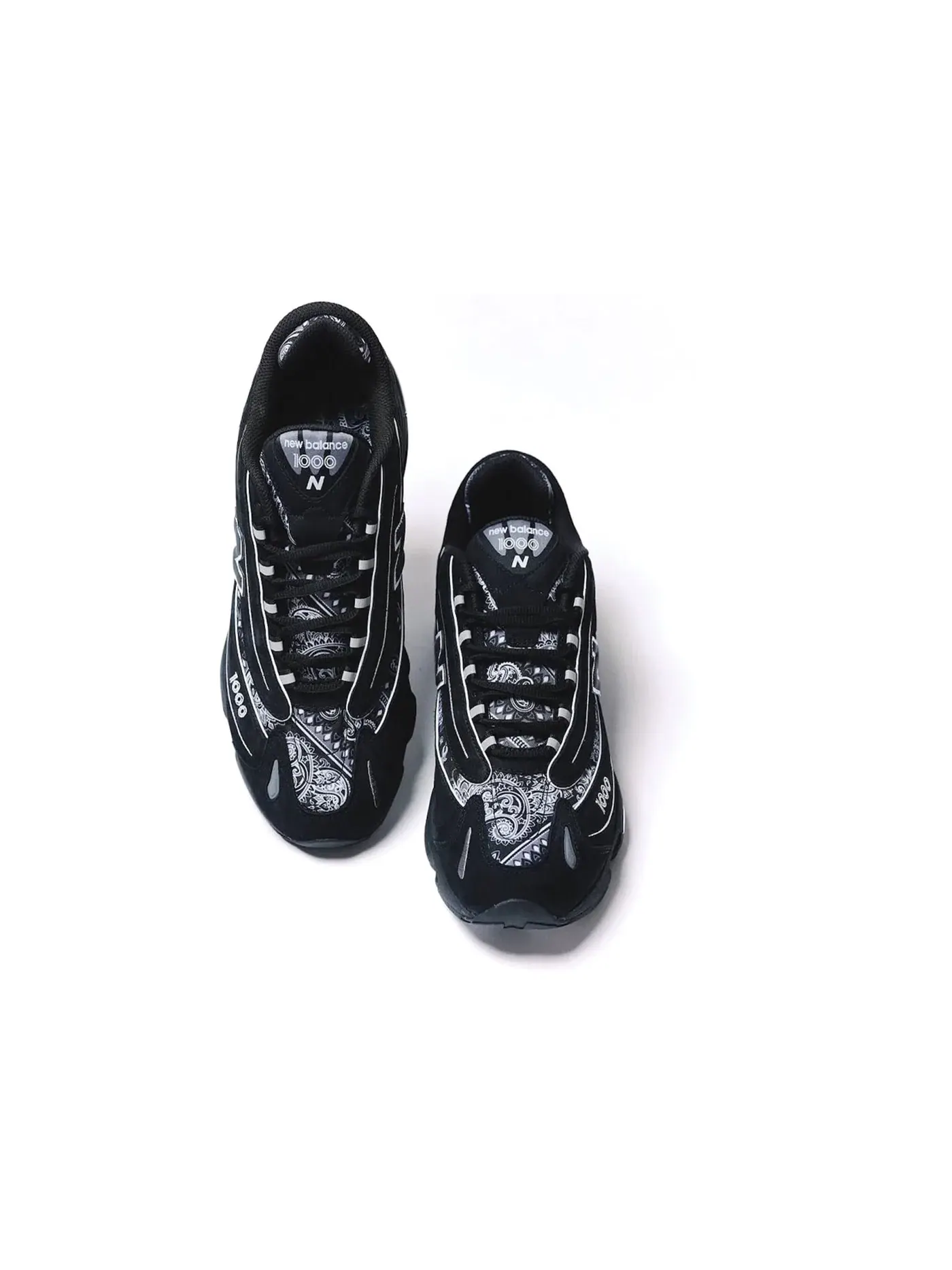 Мужские кроссовки Lifestyle New Balance 1000 New Balance — изображение 2 из 4, черный/белый