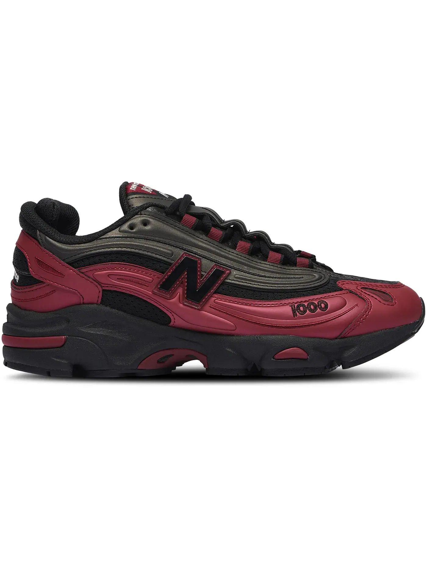 Мужские кроссовки Lifestyle New Balance 1000 — изображение 1 из 1, черный бордовый