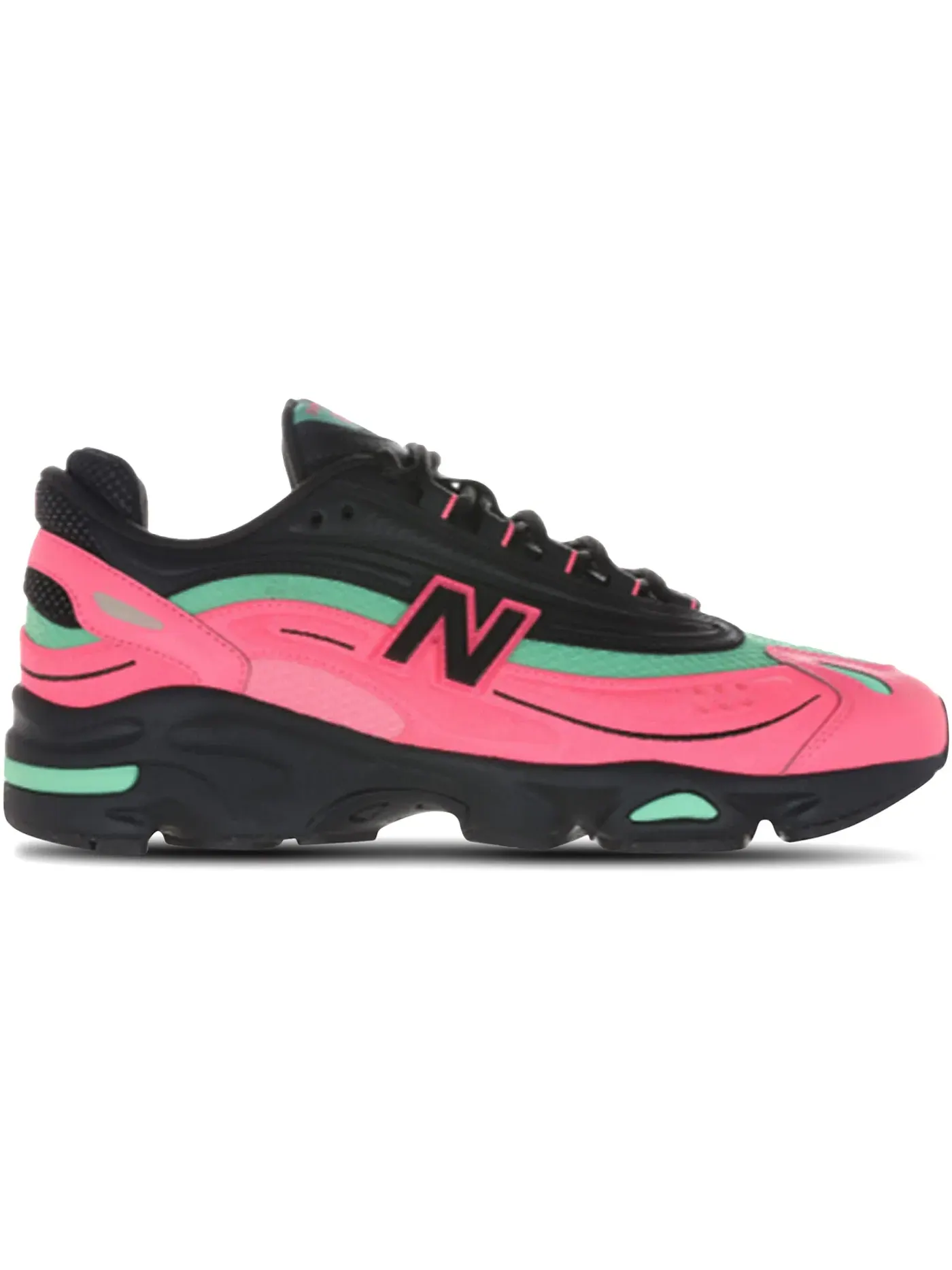 Детские кроссовки Lifestyle New Balance 1000 — изображение 1 из 1, черный/розовый/зеленый