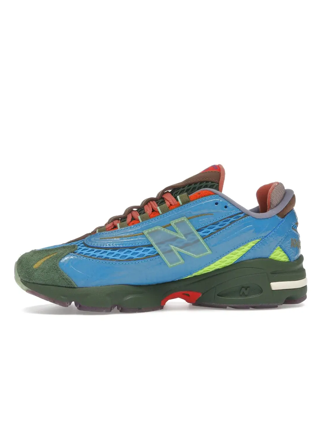Мужские кроссовки Lifestyle New Balance 1000 Salehe Bembury — изображение 3 из 4, синий/зеленый/оранжевый
