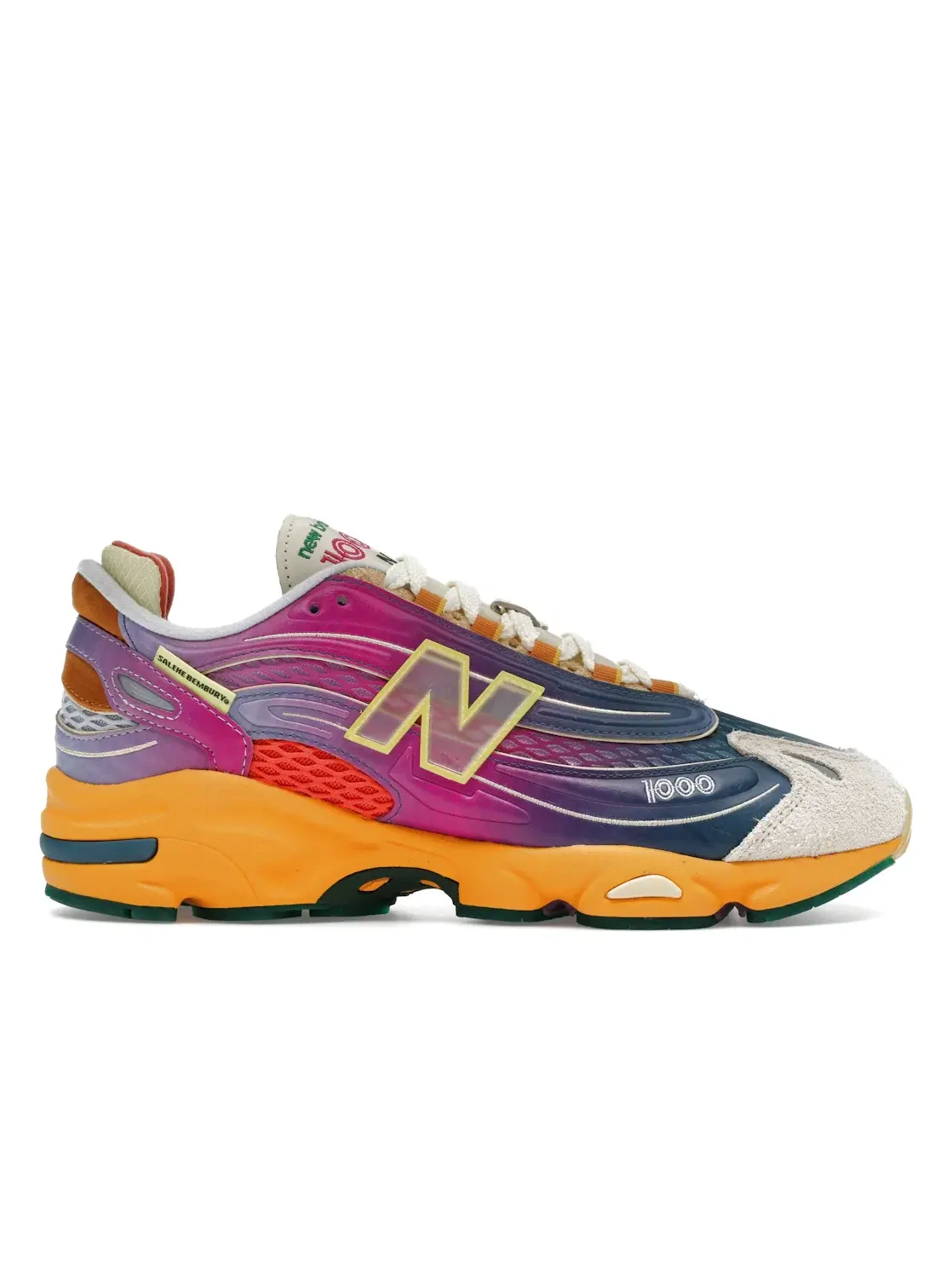 Мужские кроссовки Lifestyle New Balance 1000 Salehe Bembury — изображение 1 из 4, розовый