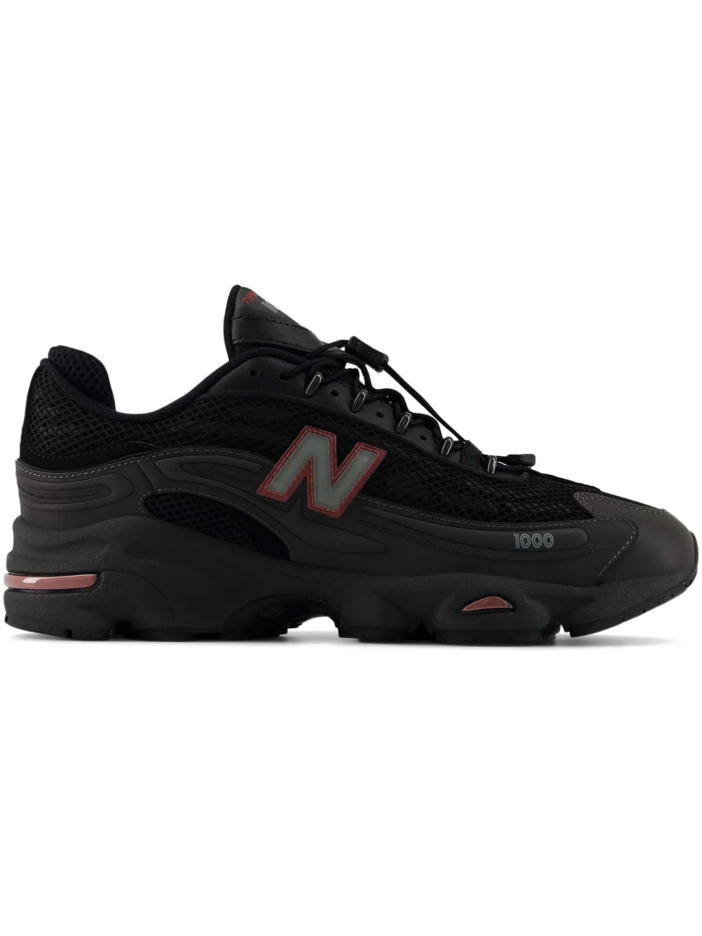 Мужские кроссовки Lifestyle New Balance 1000G — изображение 1 из 1, черный металлик/красный