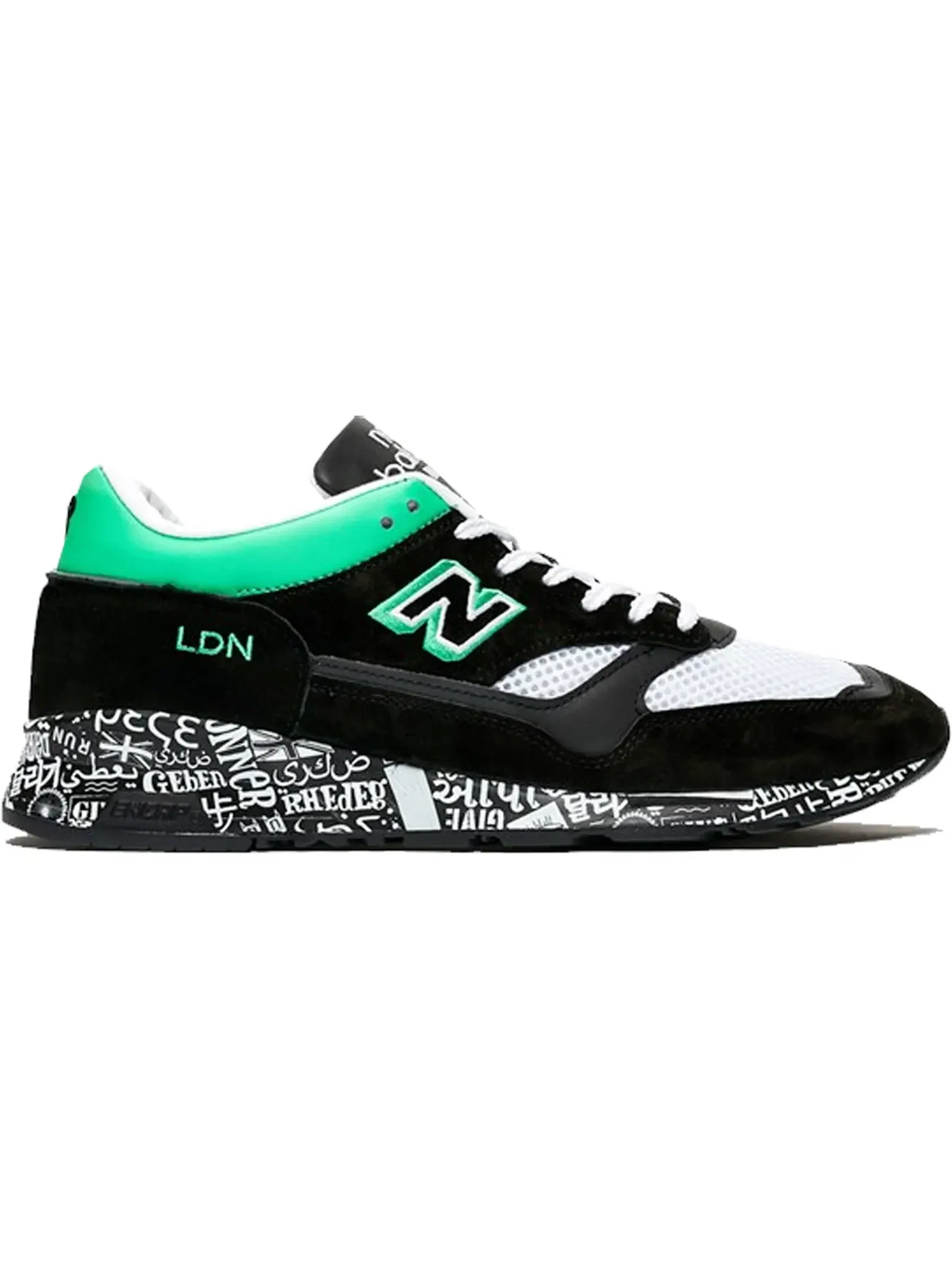 Мужские кроссовки Lifestyle New Balance 1500 — изображение 1 из 1, черный/зеленый