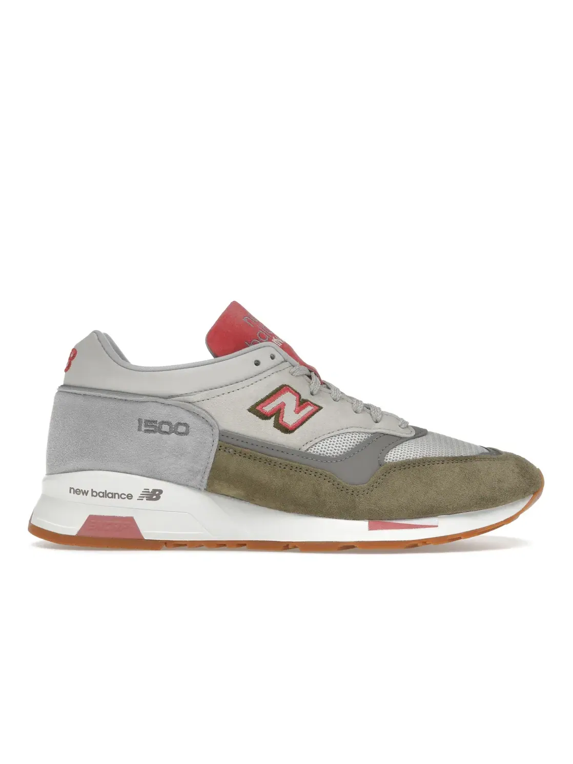 Мужские кроссовки Lifestyle New Balance 1500 New Balance — изображение 1 из 4, зеленый/красный