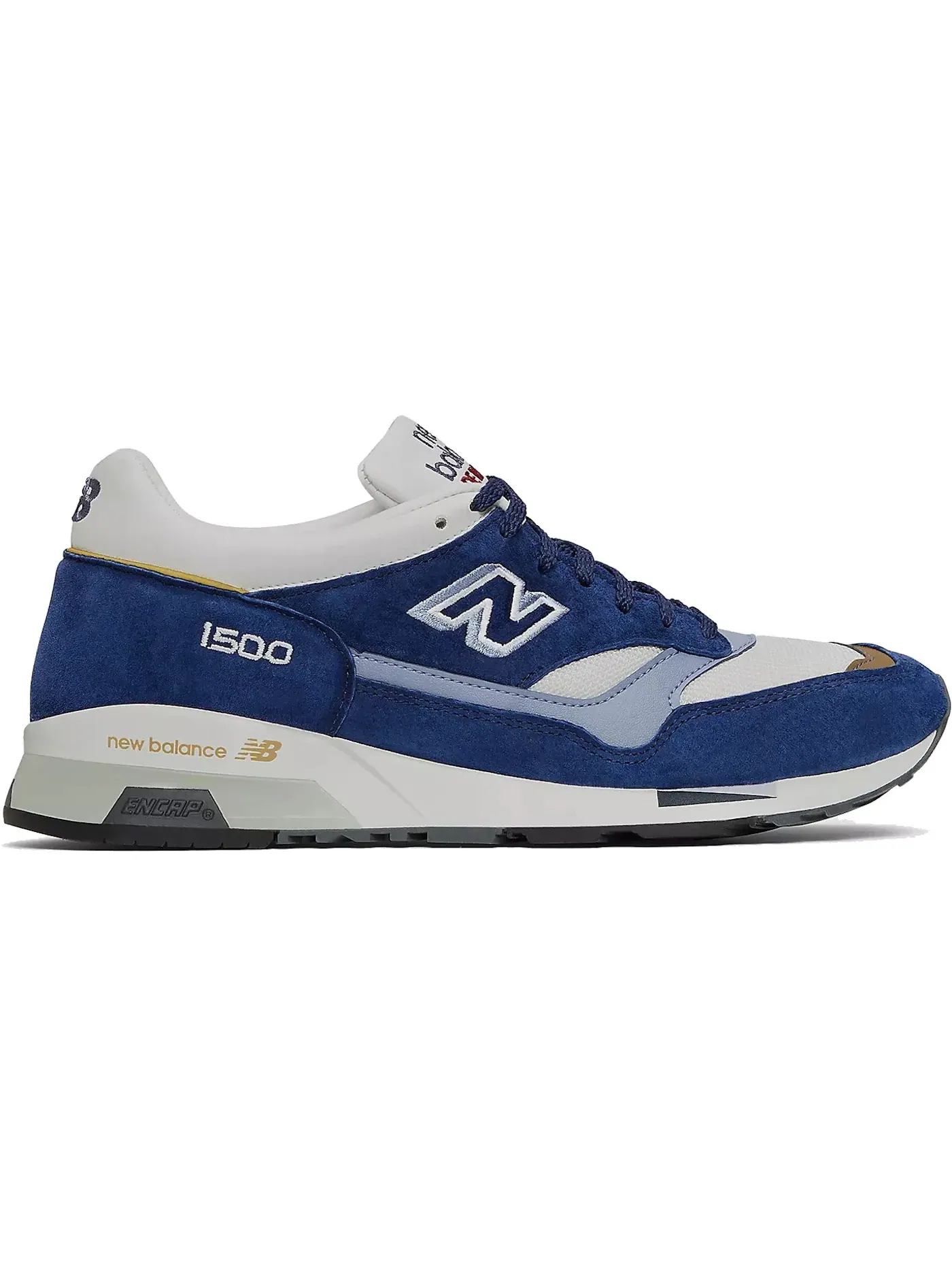 Мужские кроссовки Lifestyle New Balance 1500 MiUK — изображение 1 из 1, синий/белый/серый