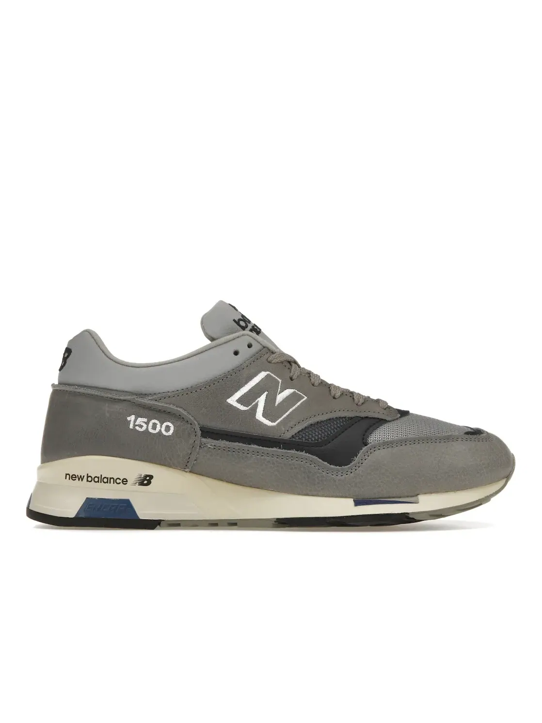 Мужские кроссовки Lifestyle New Balance 1500 MiUK 40th Anniversary — изображение 1 из 4, серый/синий/белый