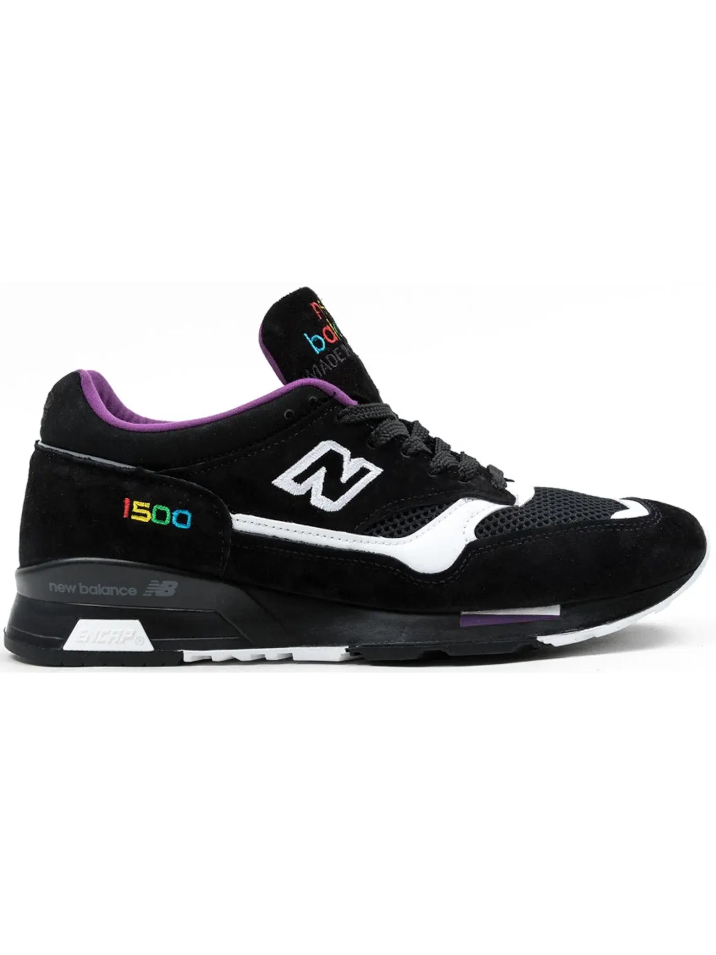 Мужские кроссовки Lifestyle New Balance 1500 — изображение 1 из 1, черный/фиолетовый-белый