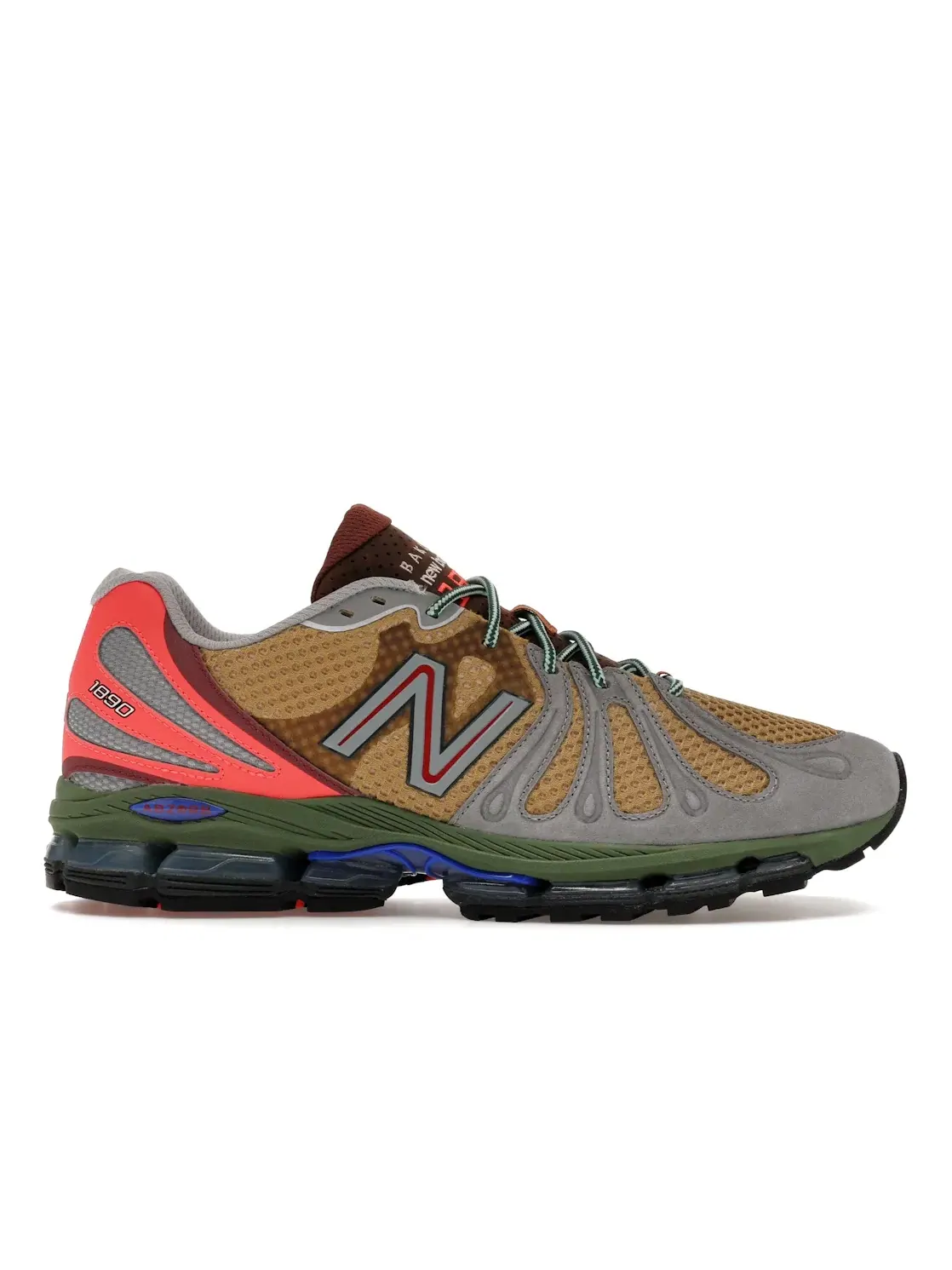 Мужские кроссовки Lifestyle с ярким дизайном New Balance 1890 — изображение 1 из 4, желтый/серый