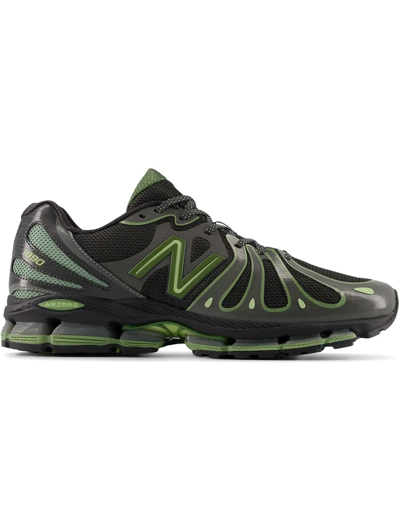Мужские кроссовки Lifestyle New Balance 1890 — изображение 1 из 1, черный/зеленый