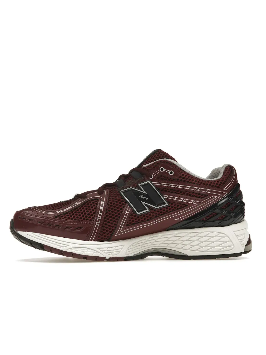 Мужские кроссовки Lifestyle New Balance 1906R — изображение 3 из 4, бордовый черный