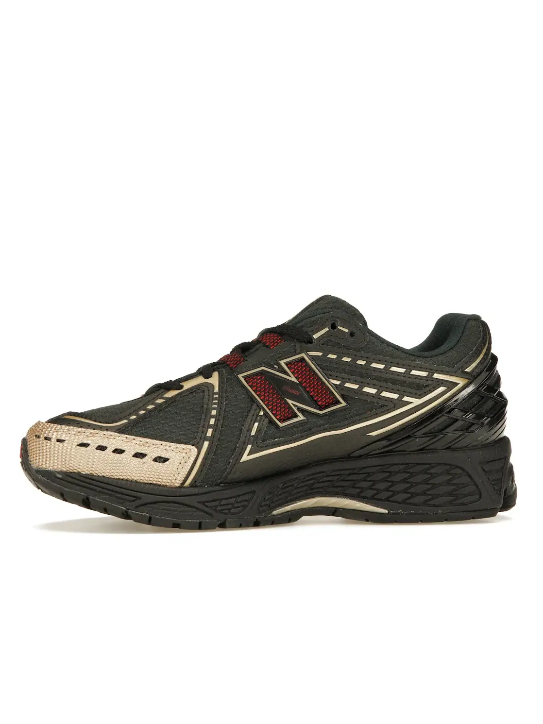 Мужские кроссовки lifestyle с технологичной подошвой New Balance 1906R — изображение 3 из 4, черный