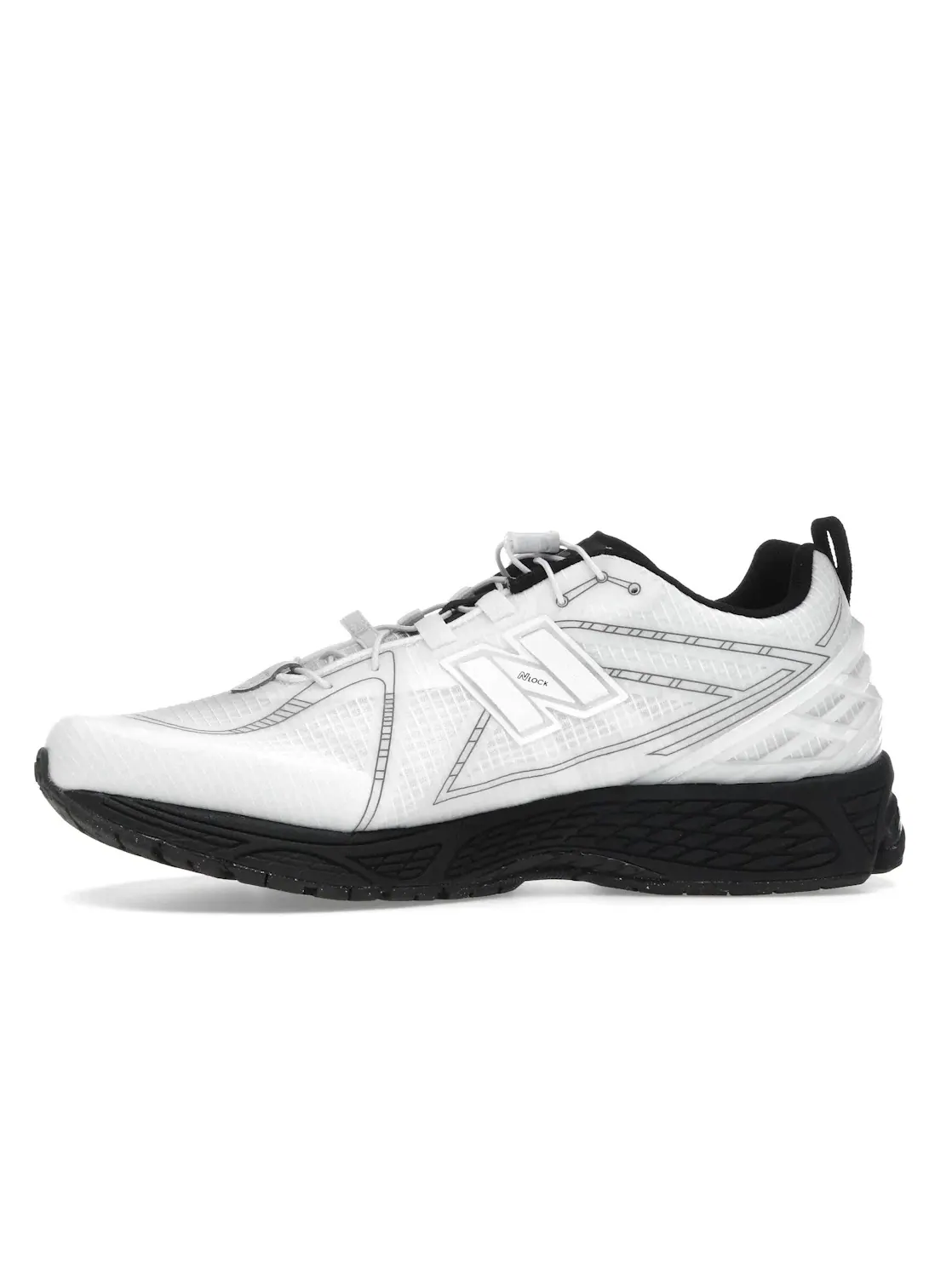 Мужские кроссовки Lifestyle New Balance 1906R — изображение 3 из 4, белый/черный