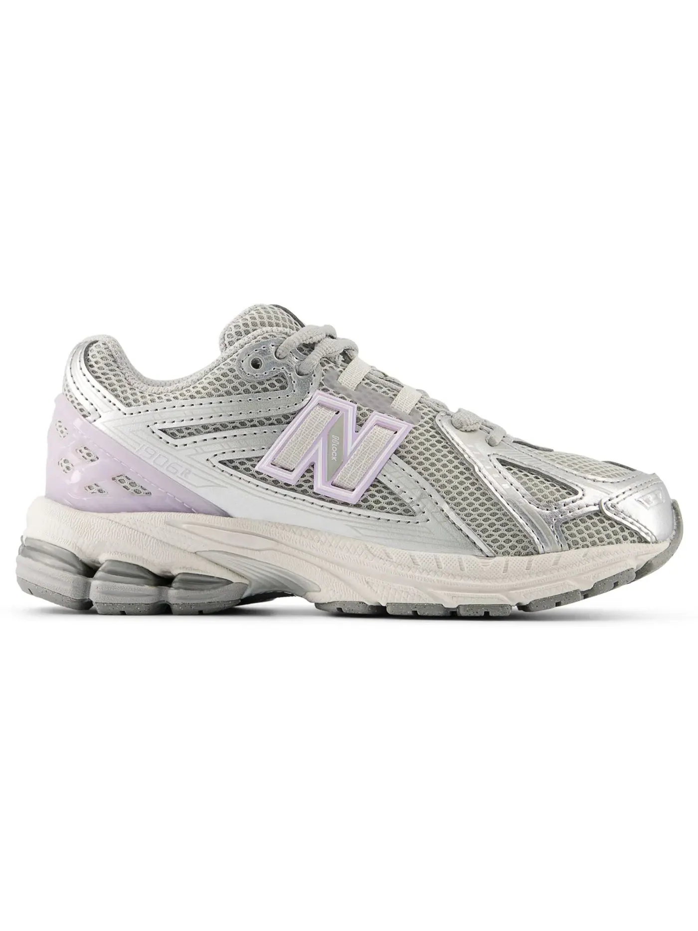 Детские кроссовки Lifestyle New Balance 1906R — изображение 1 из 1, серебристый/фиолетовый