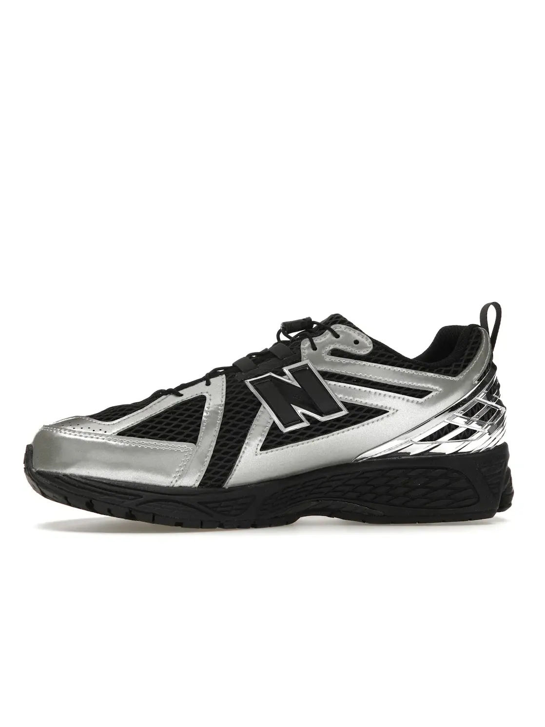 Мужские кроссовки Lifestyle с серебристыми акцентами New Balance 1906R — изображение 3 из 4, черный/серебристый