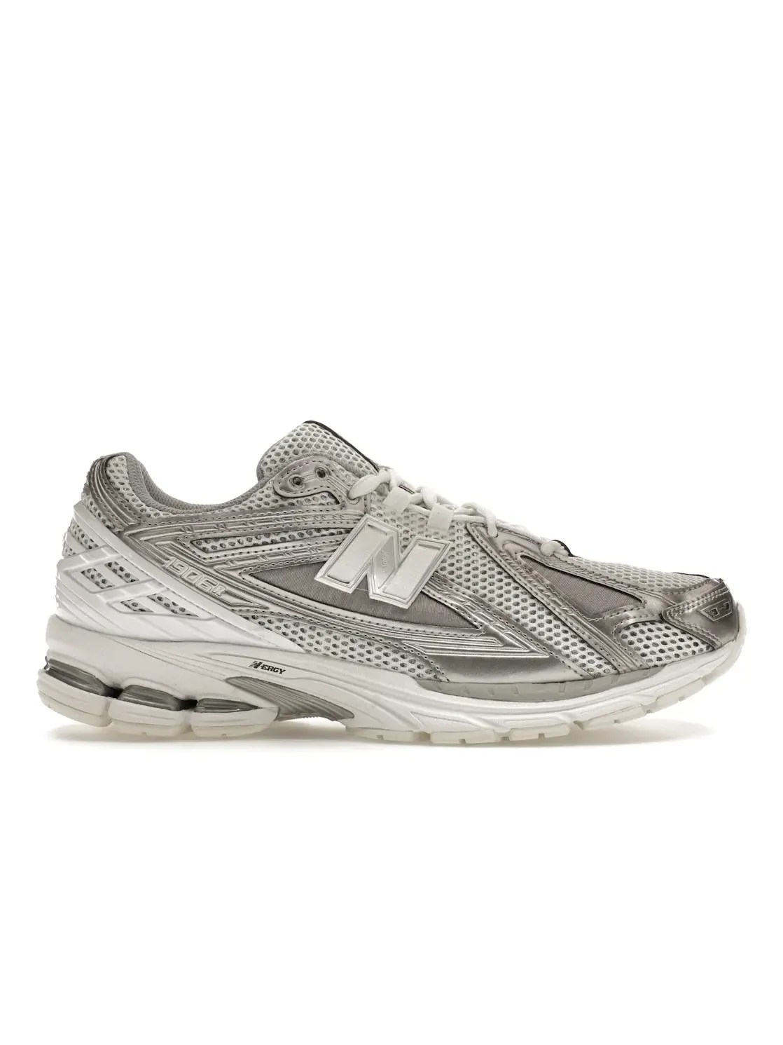 Мужские кроссовки с технологичной подошвой New Balance 1906R — изображение 1 из 4, серебристый белый