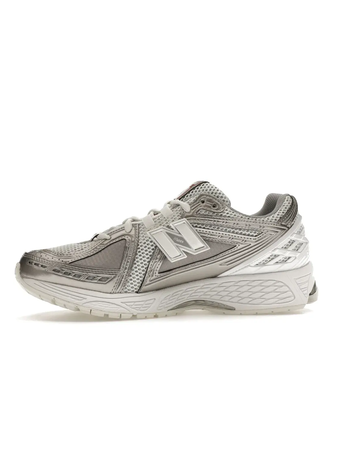 Мужские кроссовки с технологичной подошвой New Balance 1906R — изображение 3 из 4, серебристый белый