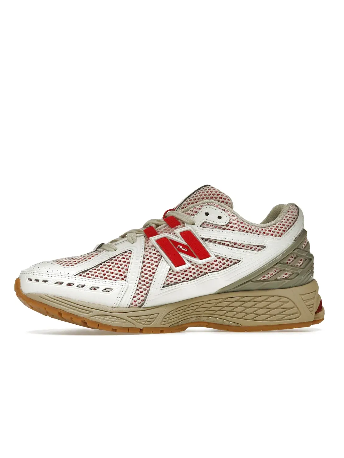 Мужские кроссовки для бега New Balance 1906R — изображение 3 из 4, белый/красный/кремовый