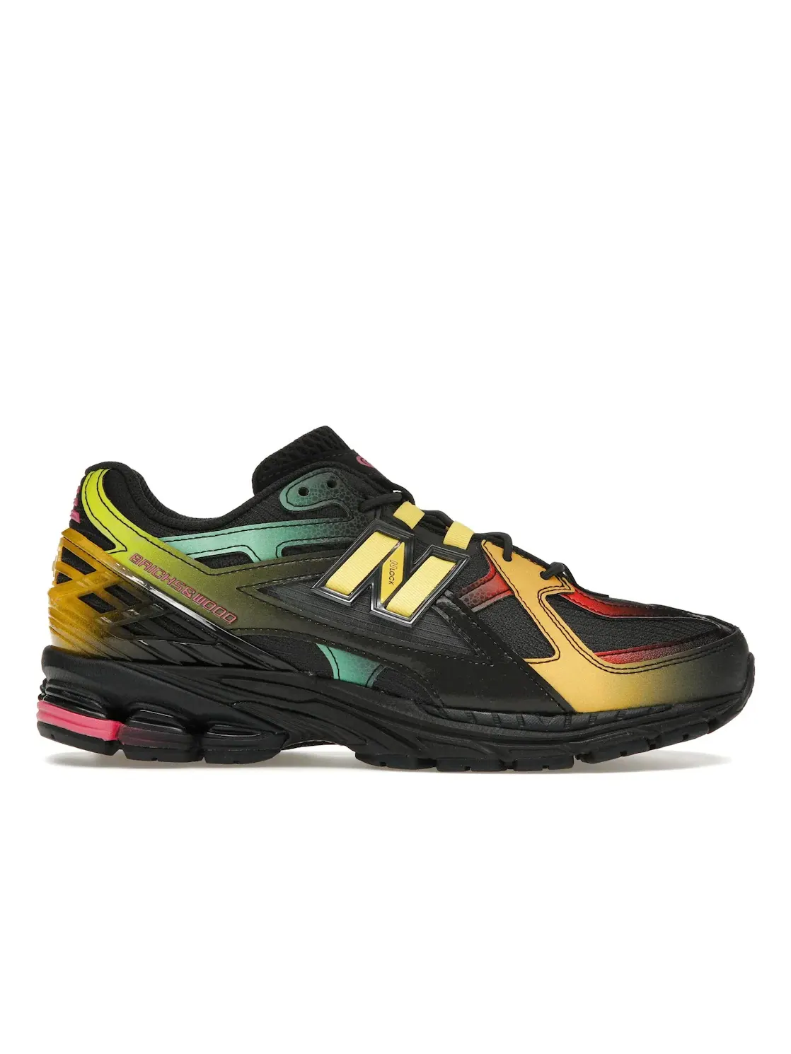 Мужские кроссовки с коллаборацией Bricks & Wood Echoes of a Butterfly New Balance — изображение 1 из 4, черный/мульти