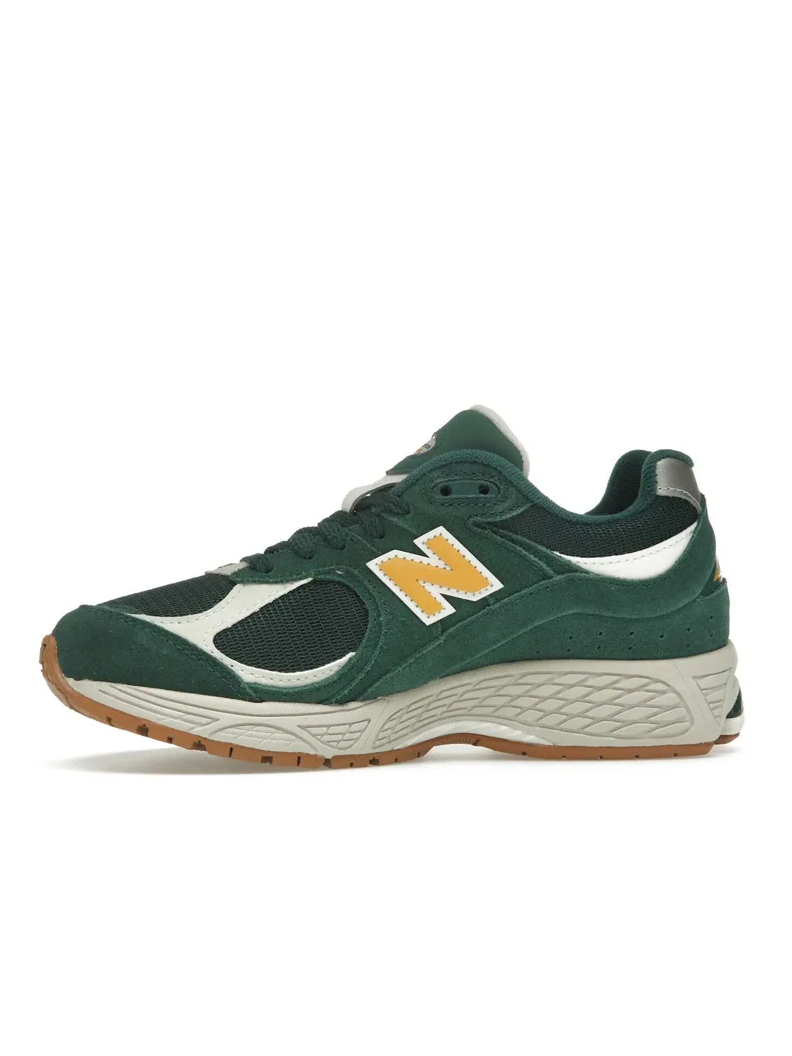 Мужские кроссовки Lifestyle New Balance 2002R — изображение 3 из 4, зеленый/желтый