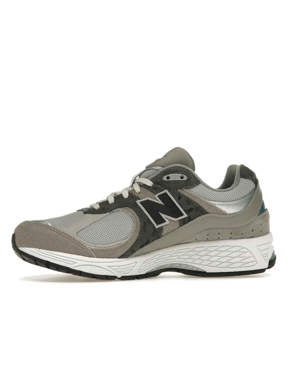 Мужские кроссовки Lifestyle New Balance 2002R atmos Grey Rat — изображение 3 из 4, серый темно-синий белый