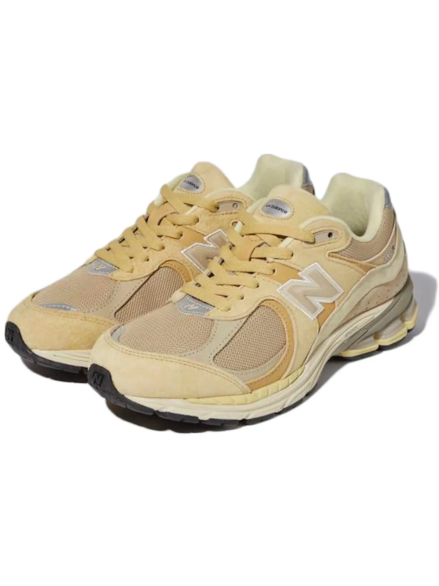 Мужские кроссовки Lifestyle New Balance 2002R — изображение 1 из 1, желтый/бежевый/белый