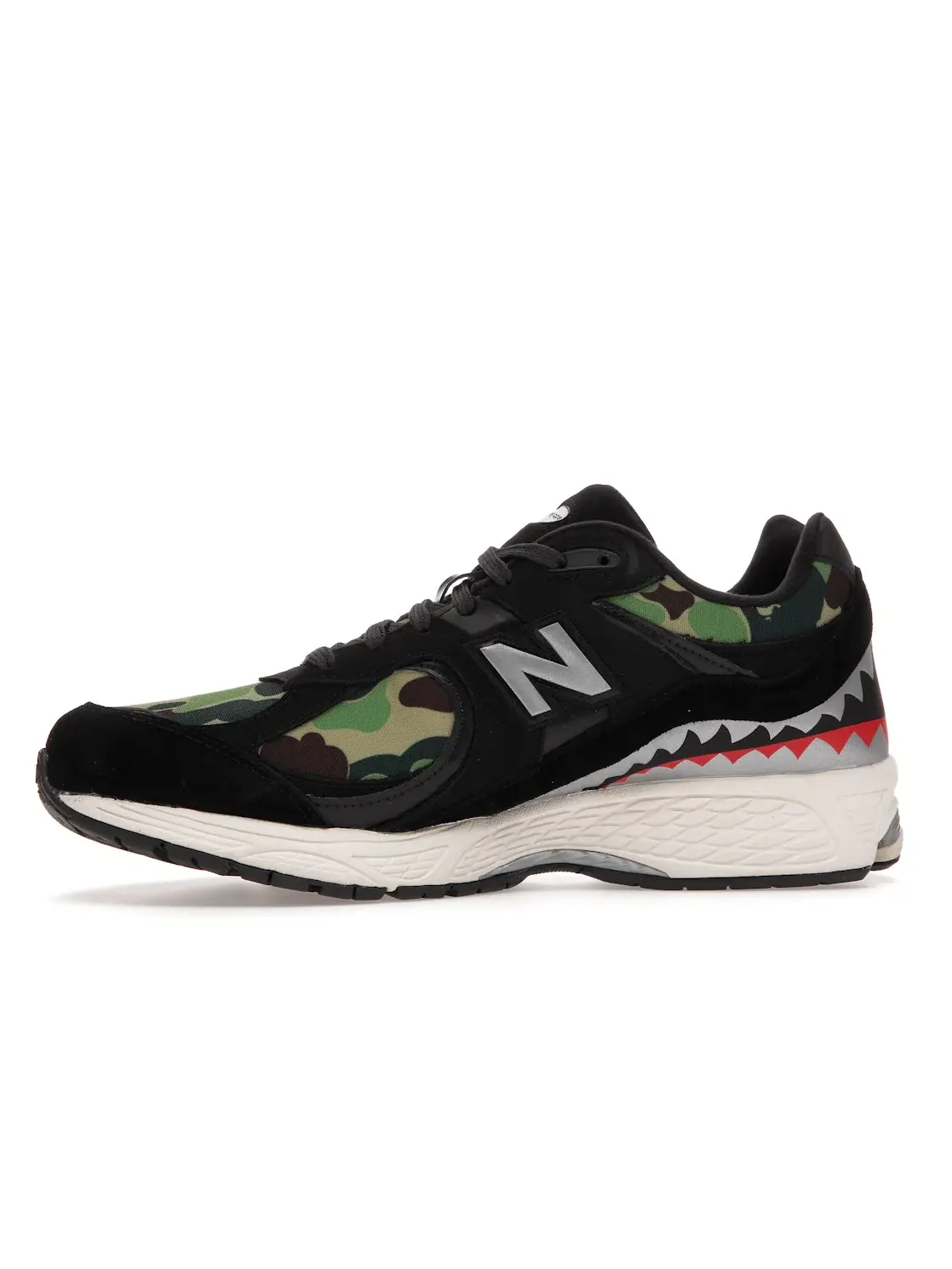 Мужские кроссовки с принтом New Balance 2002R — изображение 3 из 4, черный/зеленый